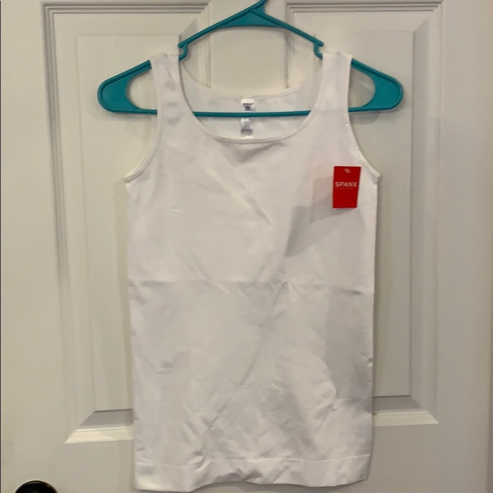 Spanx White tank Shapewear